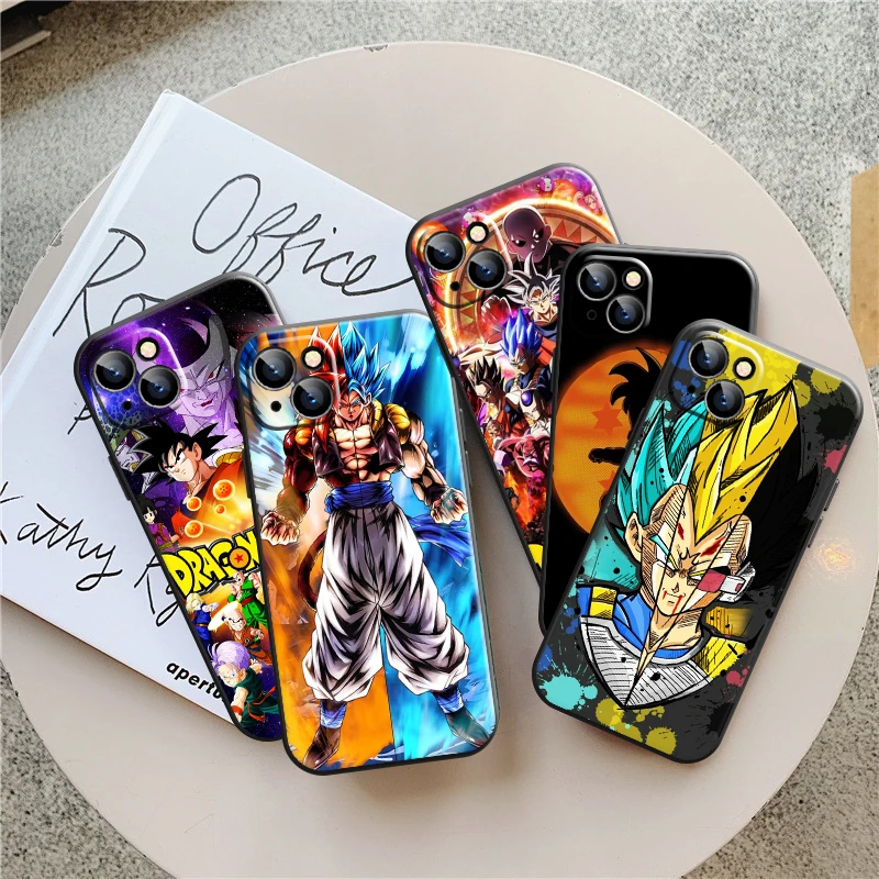 

Japan Anime Dragon Ball Goku Phone Case For Apple iPhone 13 12 11 Pro 12 13 Mini X XR XS Max SE 6 6s 7 8 Plus Funda Carcasa
