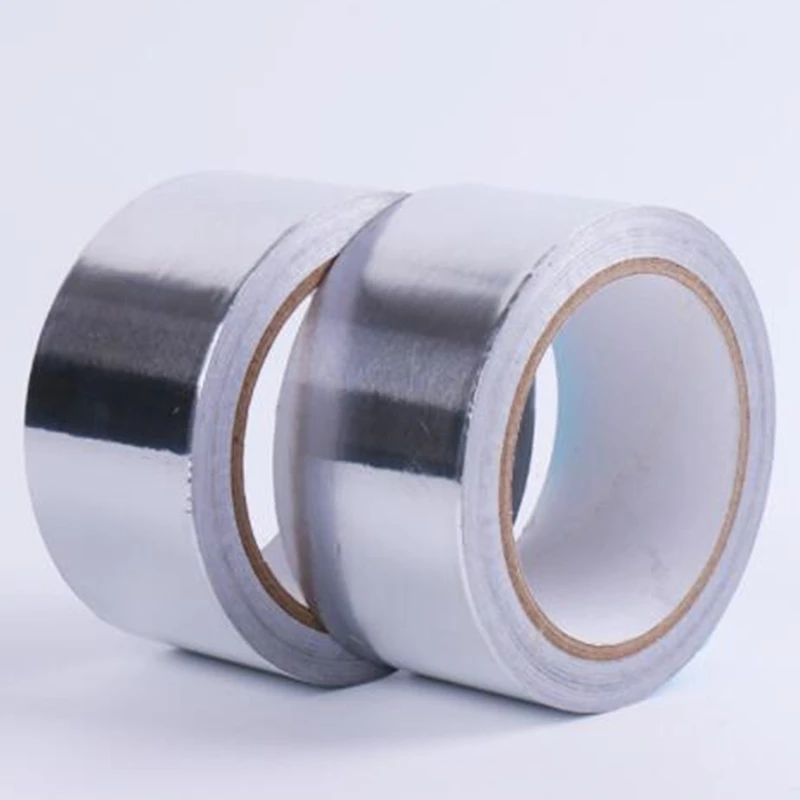 

5M/10M/20M Aluminium Foil Tape Resistant Smoke Exhaust Pipe Sealing Kitchen Cauldron Leak Proof Sunscreen Heat Insulation Tape