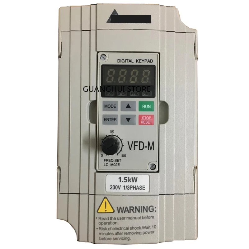 

New Original 220V 1.5Kw 2HP 7A 400HZ VFD015M21A Spot 24 hours delivery