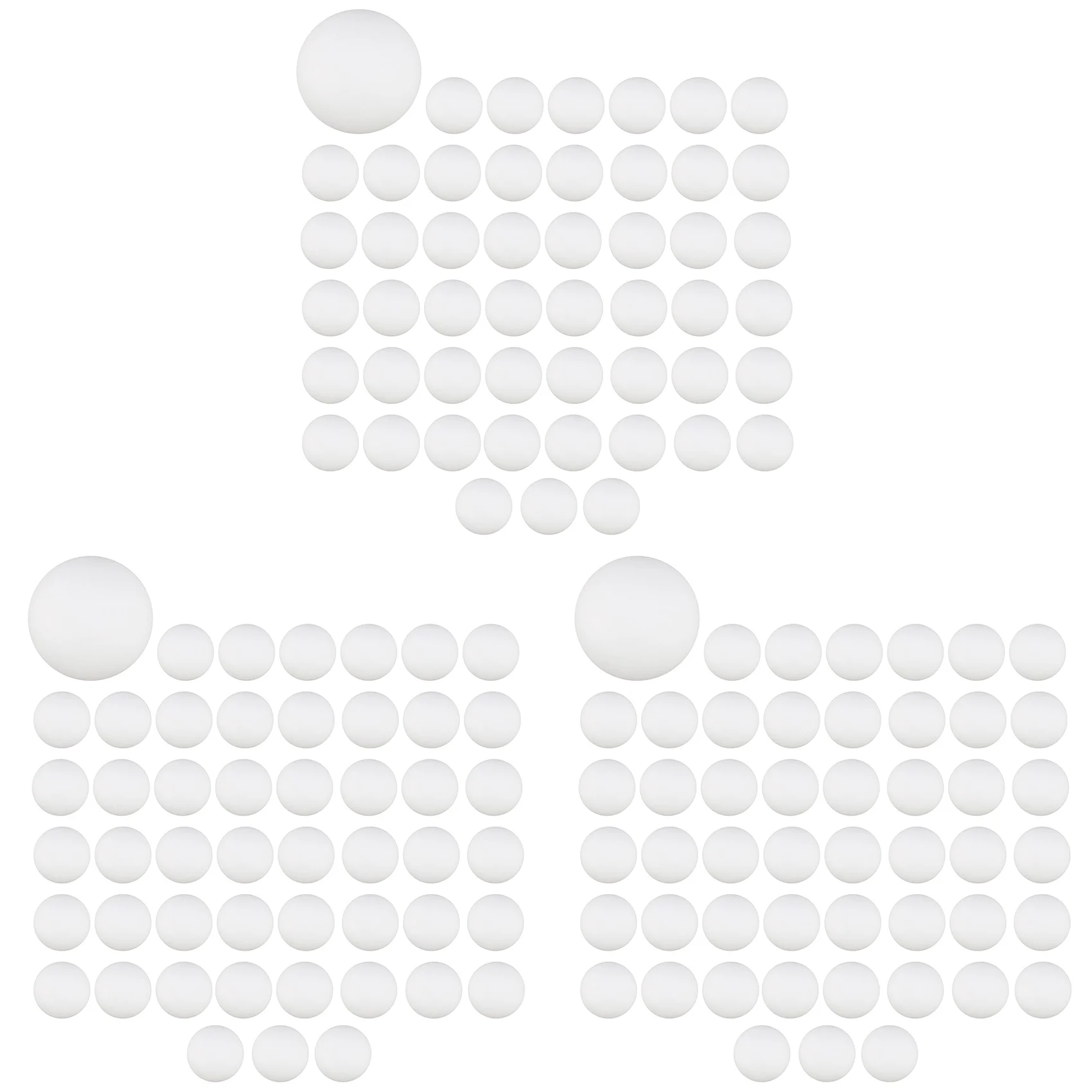 

150- Pack Premium Ping Pong Balls Advanced Training Table Ball Lightweight Durable Seamless Balls White