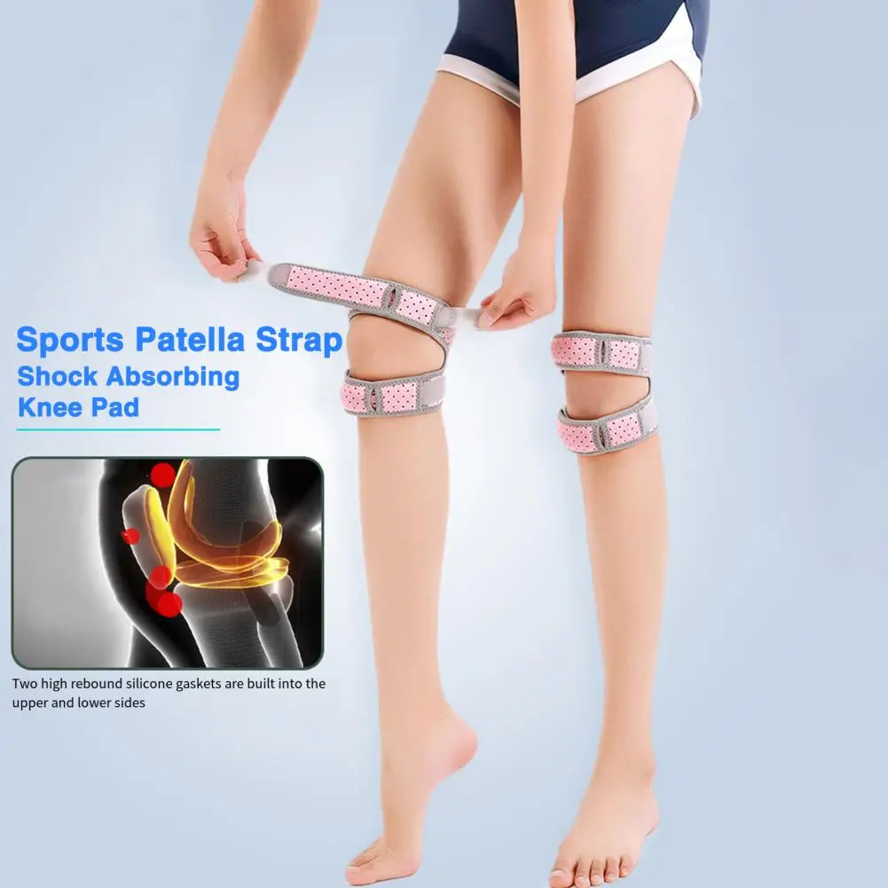 

Injury Recovery Patella Strap Adjustable Patellar Tendon Support Strap for Knee Pain Relief During Sports Running for Arthritis