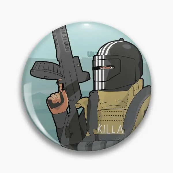 Killa Escape From Tarkov Gta Стиль Мягкая пуговица Декор Симпатичная одежда Подарок