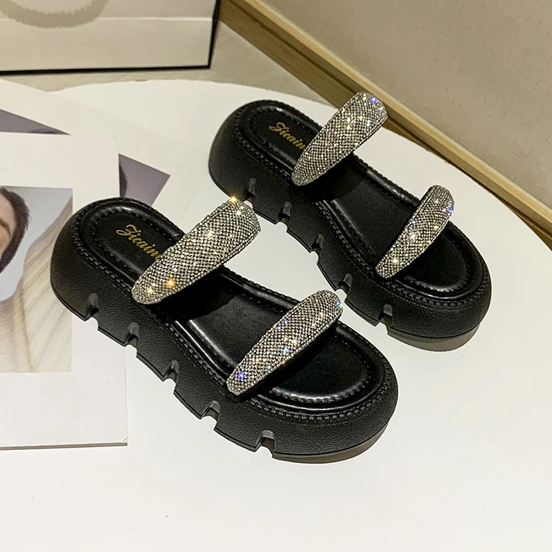 Женские босоножки на танкетке оранжевые сандалии массивной нескользящей