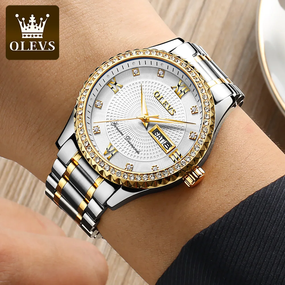 

2023 The new star endorses the OLEVS brand multi-functional fashion trendy men's watch