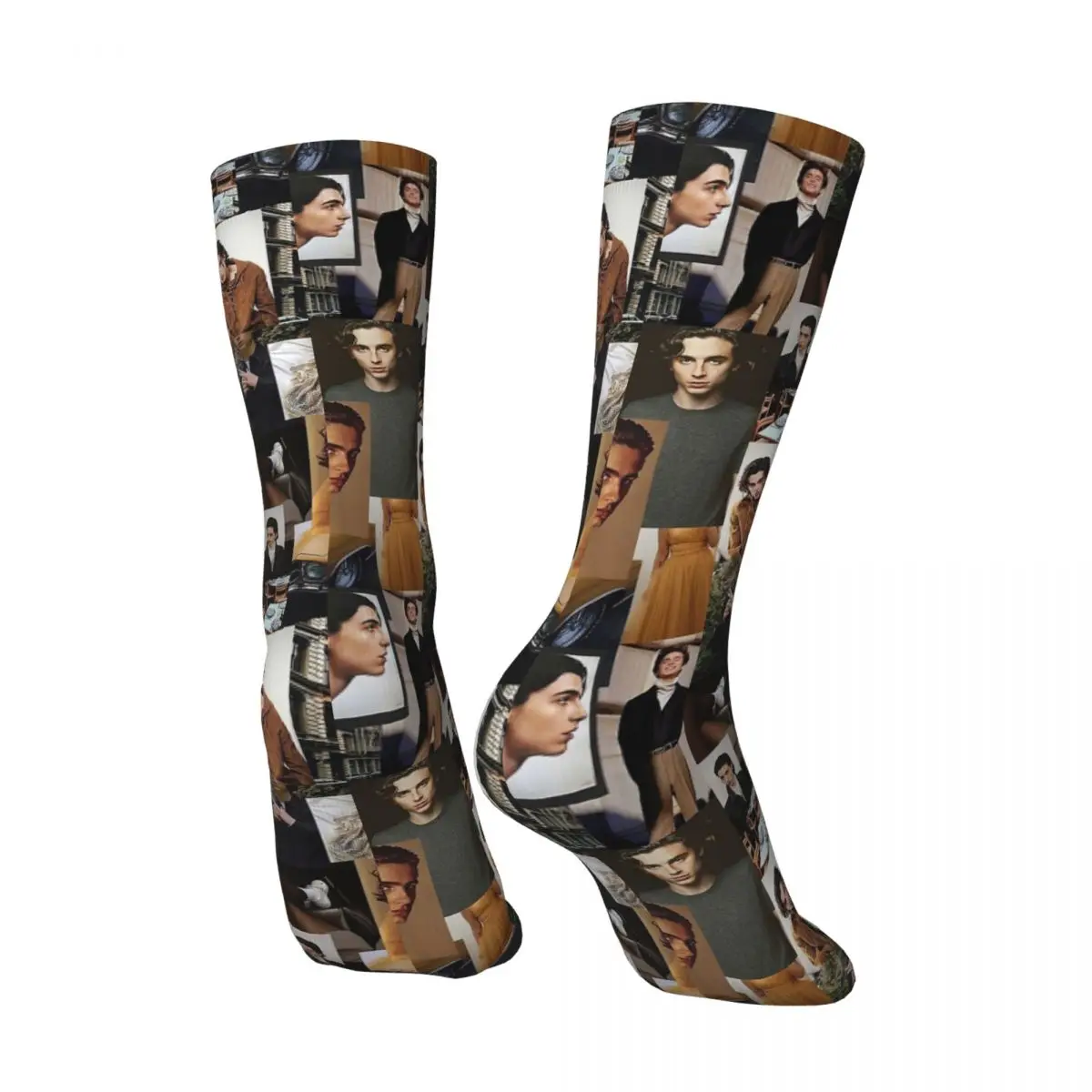 Timothee Chalamet Collage Adult Socks,Unisex socks,men Socks women Socks