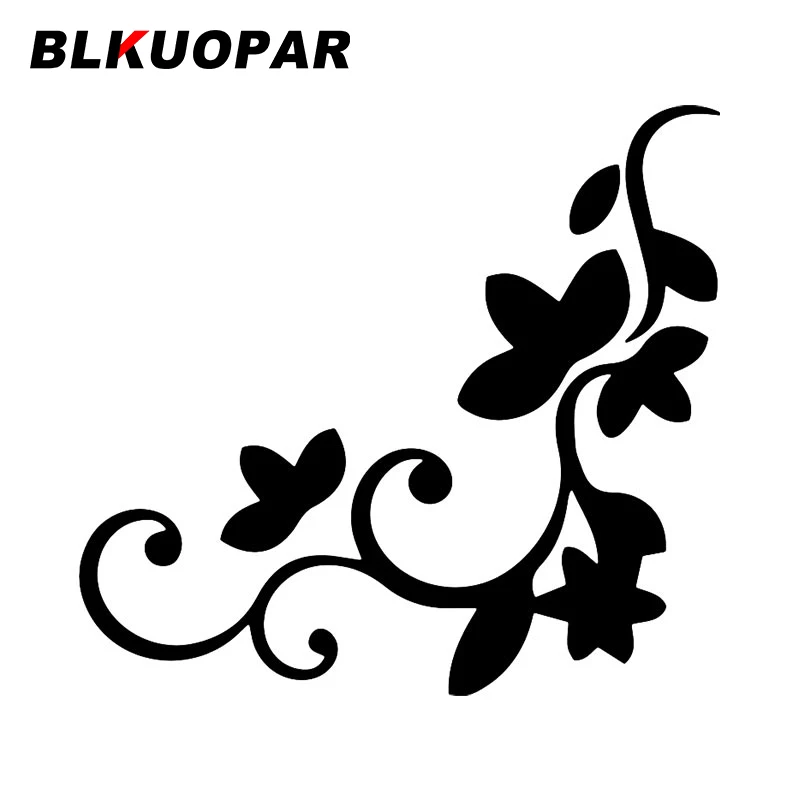 

BLKUOPAR Цветочная ветка художественная декорация Автомобильная наклейка окклюзия царапины индивидуальная наклейка лобовое стекло холодильн...