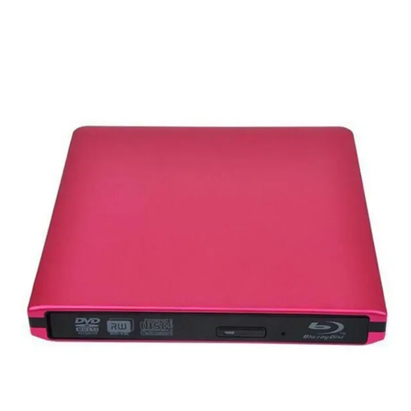 ABS Внешний USB3.0 Blu-ray Drive DVD-привод 3D Bluray Player BD-ROM DVD-RW записывающее устройство для