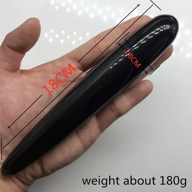 

Quality Natural Obsidian Quartz Yoni Wands Gemstone Crafts Pleasure Wand Body Hand Massage Wood Magic Stone Ornament Gifts