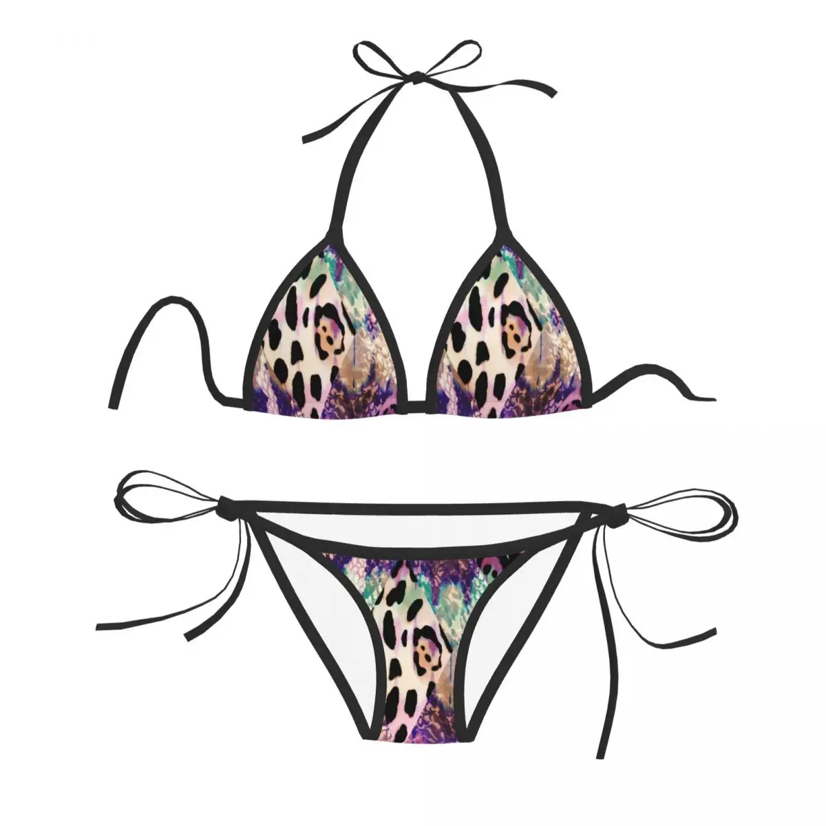 

Соблазнительное бикини 2023, Раздельный купальник с животным Лев и змея, женский купальник, комплект бикини, купальный костюм, пляжная одежда