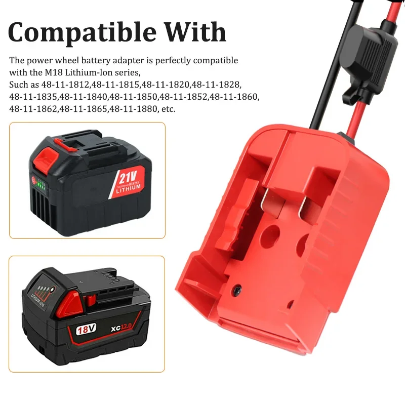 Адаптер силового колеса MWK-W1 с проводом 12AWG держателем предохранителя 30 А и