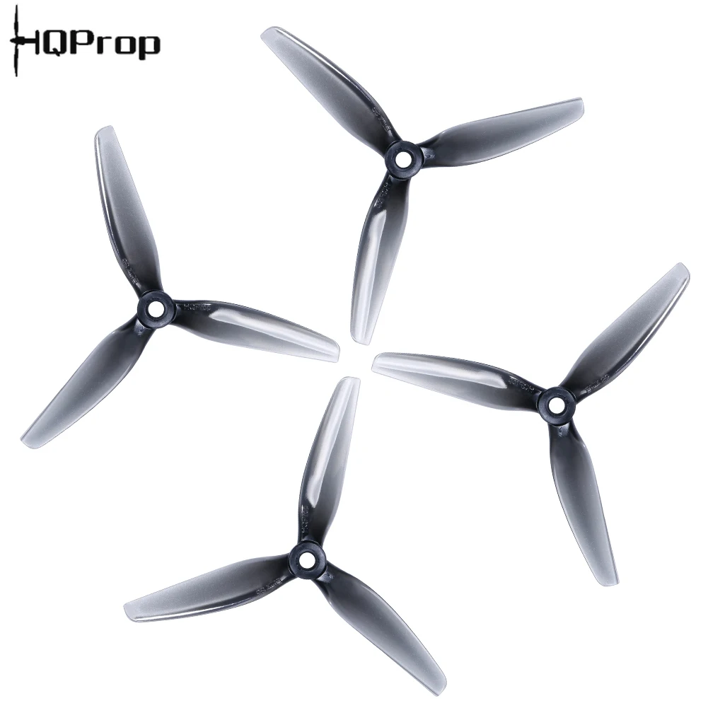 6 пар 12 шт. HQPROP Ethix S5 5040 5X4X3 3-лопастные ПК пропеллеры серый для RC FPV Freestyle 5 дюймов 4S 6S