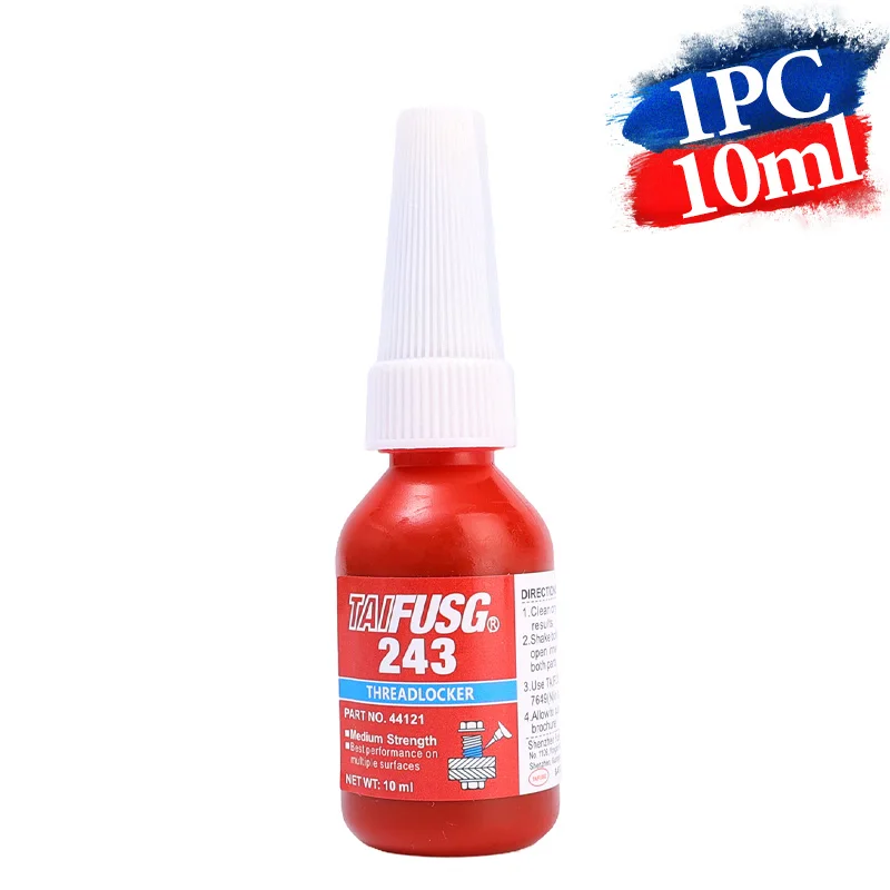 

Синий анаэробный клей для фиксации резьбы Loctite 243