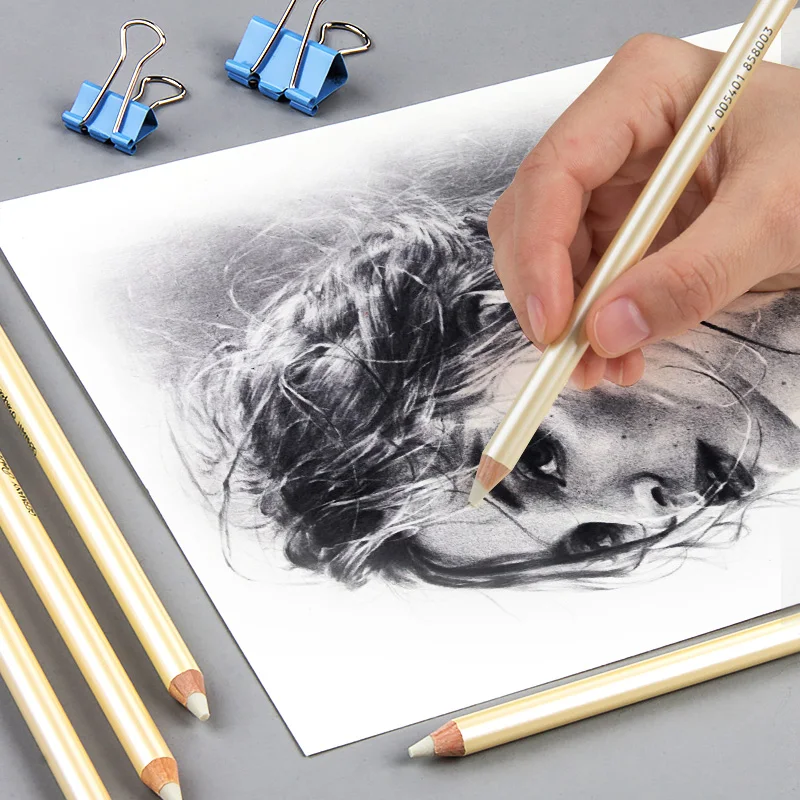 Shape Eraser+brush Sketching Highlight Rubber Drawing Stationery School Office Art Supplies