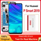 ЖК-дисплей 6,21 ''10 точек касания для Huawei P Smart 2019, дигитайзер сенсорного экрана в сборе с рамкой для P Smart 2019, запасная часть