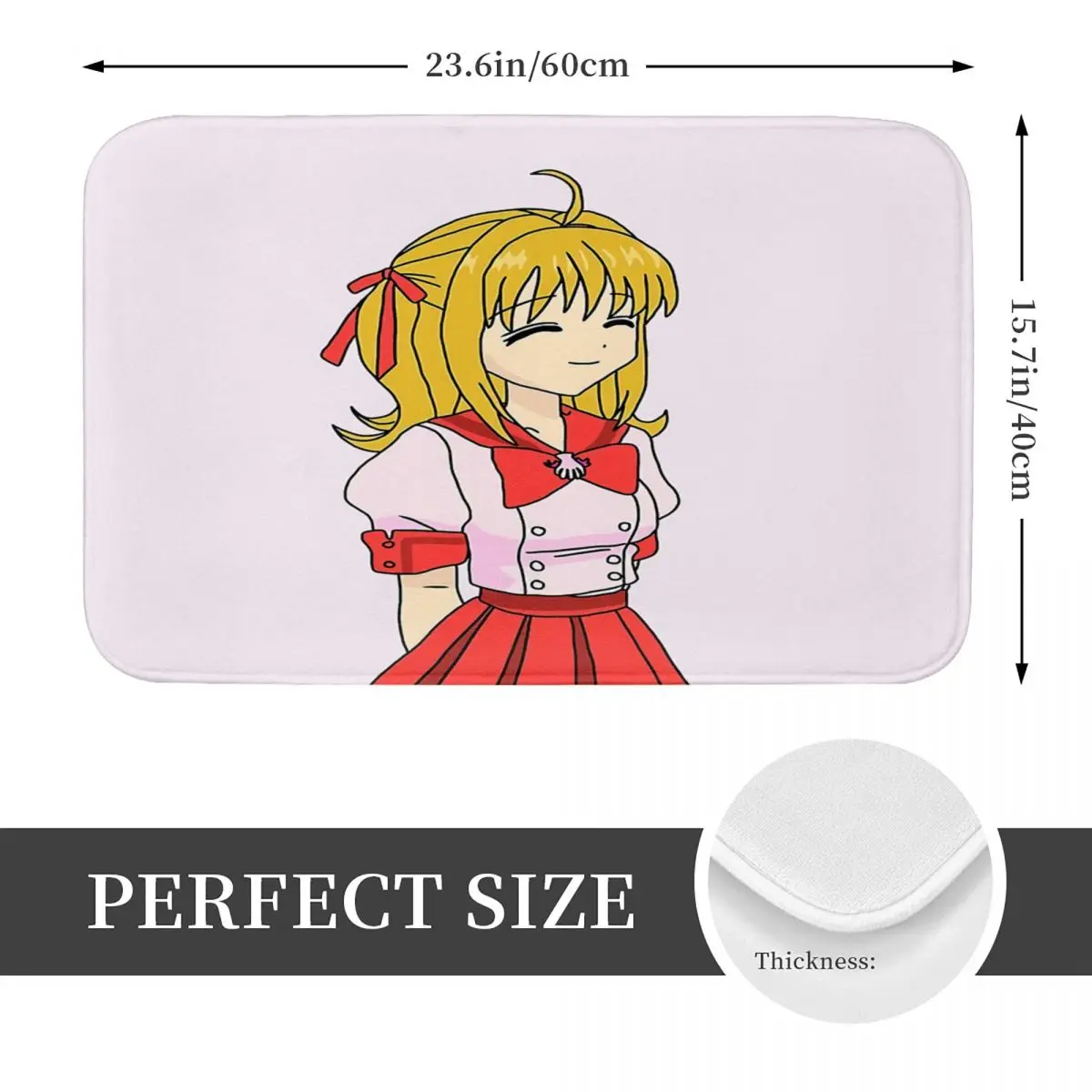 Mermaid Melody Pitchi Pitch-Luchia 40x60 см Ковер Полиэстеровые коврики Коврики Настраиваемые