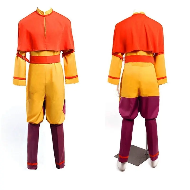 

Anime Avatar The Last Airbender Avatar Aang Cosplay Costume Outfits Halloween Carnival Suit