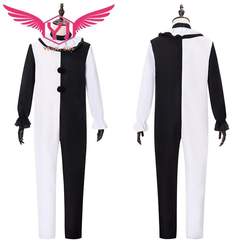 

Movie Terrifier Cosplay Costume TV Art The Clown Horror Party Clothes Halloween Men Jumpsuit