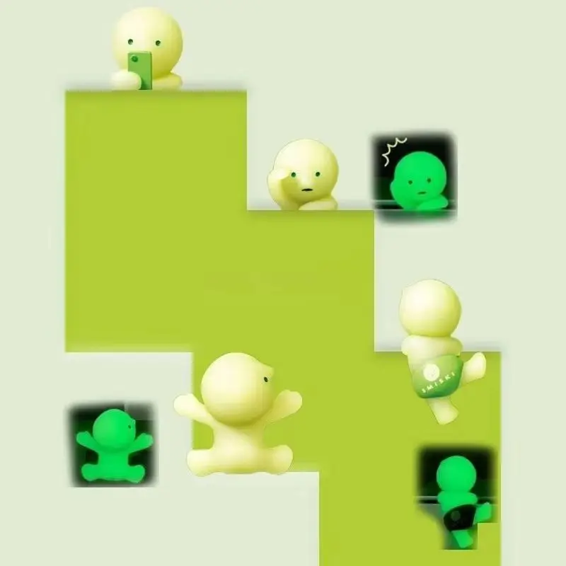 В наличии Новая аниме-фигурка Smiski Hippers Sonny Angel декоративные мини-фигурки кукла