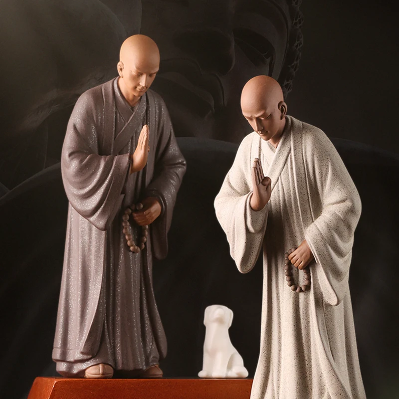 

Top Creative Figurine Ceramic Tea Pet Premium Small Figures Porcelain Tea Ceremony Set Juego De Te Tea Accessories