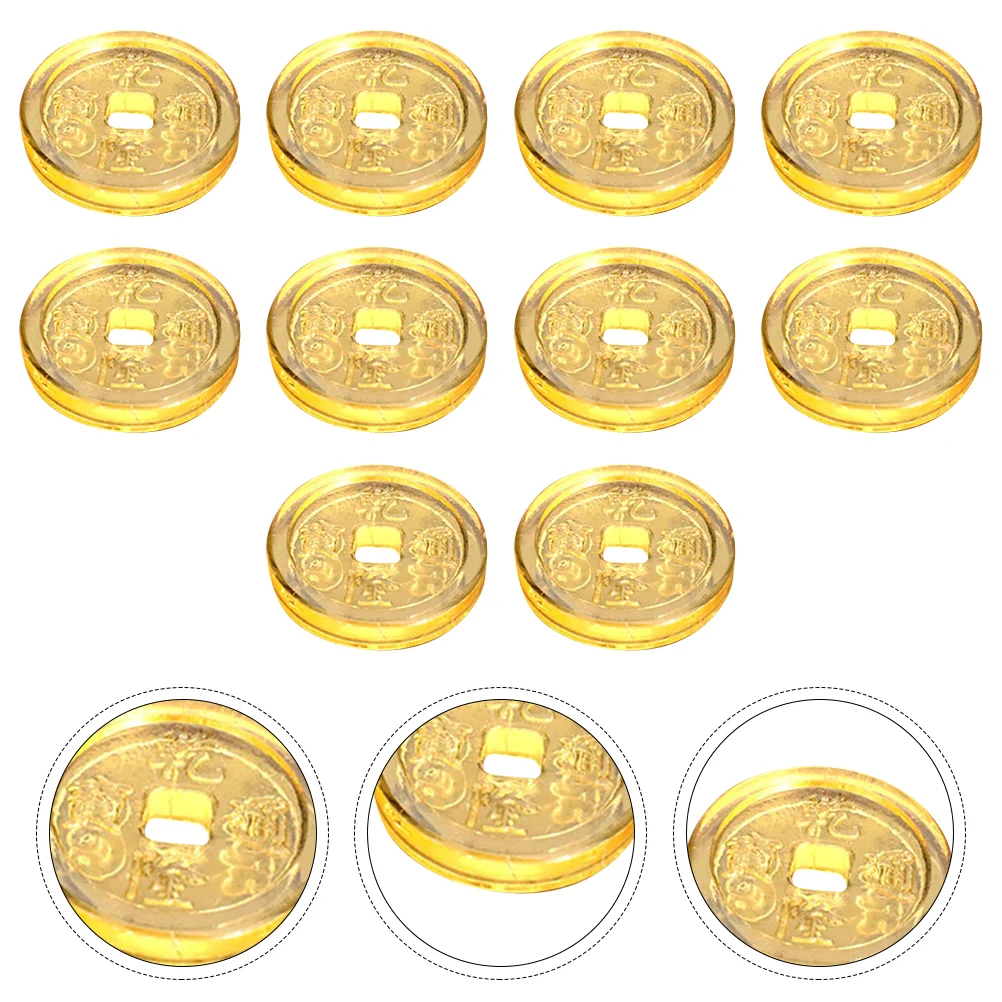 

10Pcs Household Chinese Style Coin Decors Creative Desktop Adornments