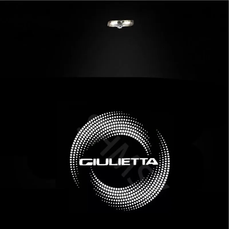 

2 шт. светодиодные автомобильные двери Ghost Shadow Courtesy Lights для Alfa Romeo Giulietta 2011-2019 2020 2022 2021, эмблема проектора, аксессуары