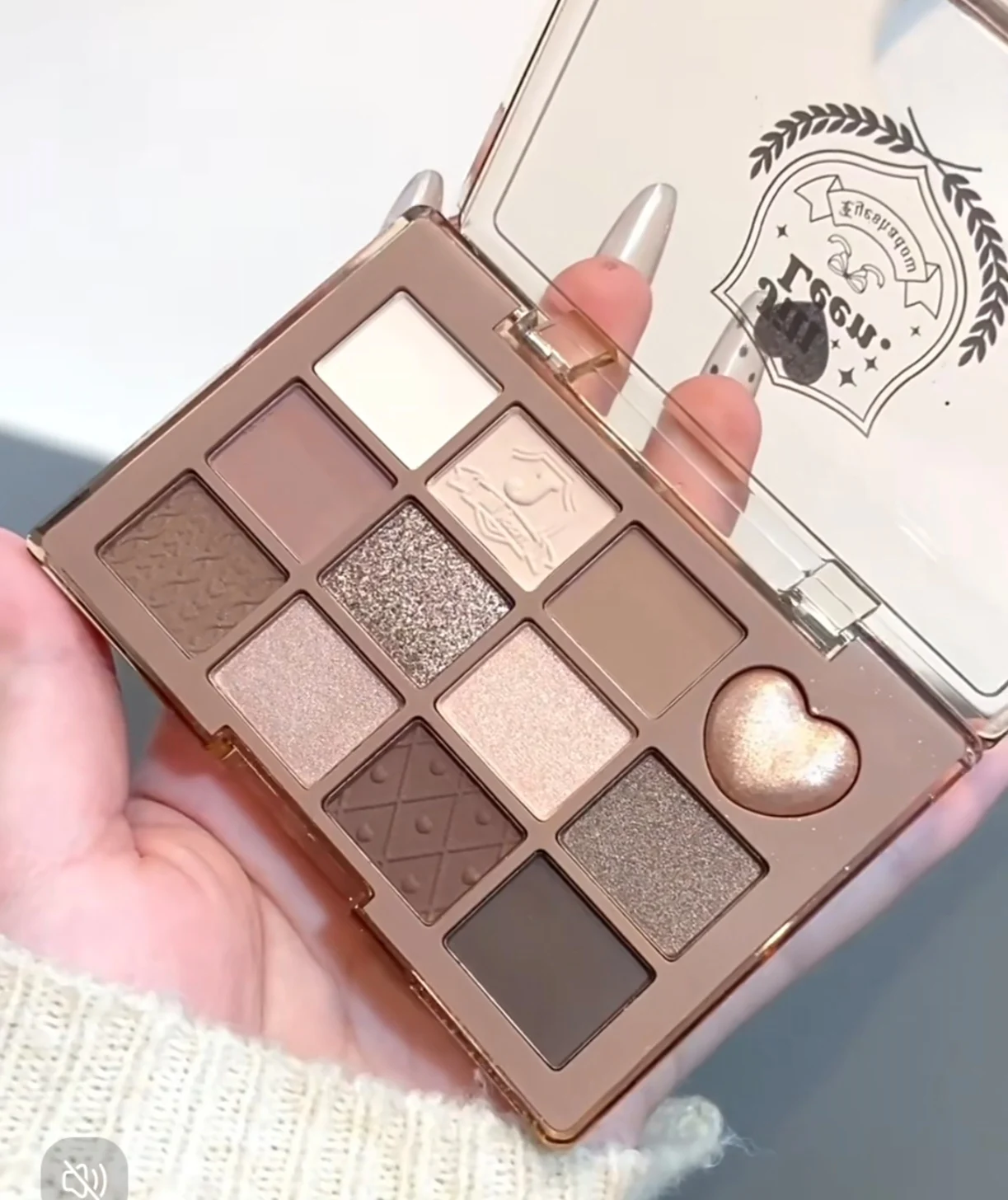 JILLLEEN Cosmetics, 12 цветов, пластина для теней для век, серия «Цветок и бабочка», универсальный матовый жемчужный блеск, яркий стойкий макияж для глаз (art.: 3920cd48639d9) - 3920cd48639d9