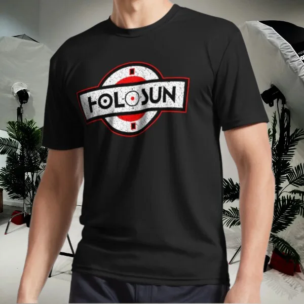 Футболка Holosun с нашивкой со значком прицела в красную точку