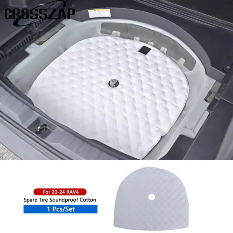 

CrossZap для Toyota RAV4 20-25 Camry Avalon 19-25 Corolla Harrier, звукоизоляционная накладка на багажник, запасная шина, звукоизоляционный хлопок