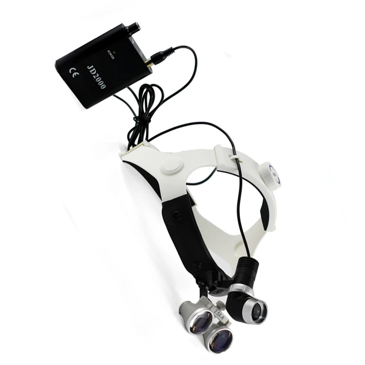 JD2000-2.5X беспроводные фары для стоматологических ветеринарных фар с медицинскими