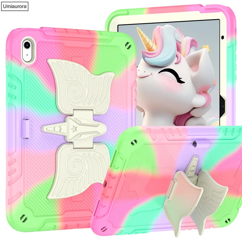 Для IPad 10 2 7 8 9 11-го поколения 11 дюймов A16 детский чехол для планшета с силиконовой