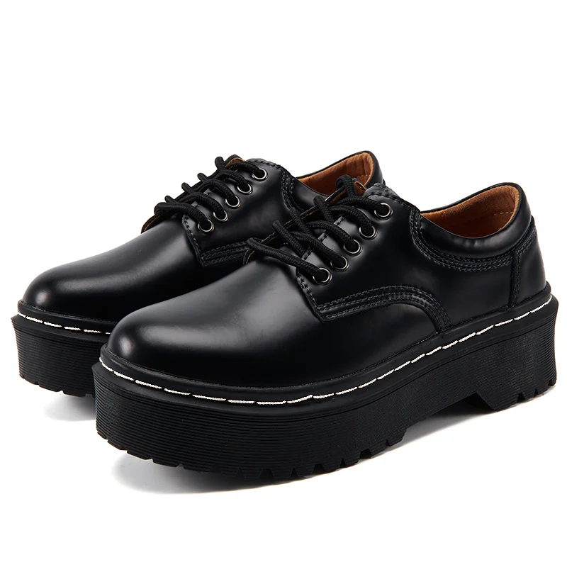 

Женские туфли-оксфорды из натуральной кожи, на шнуровке, с квадратным носком