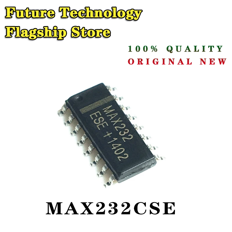 

10pcs/lot MAX232CSE MAX232 +5V-Powered, Multichannel RS-232 Drivers/Receivers SOP-16