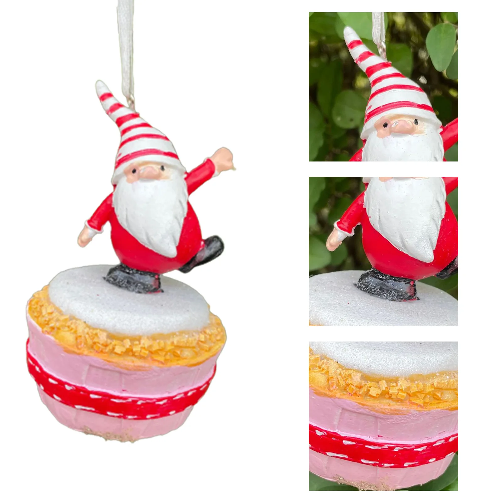 

Подвеска в виде рождественской елки с Санта-Клаусом, прочные подвесные украшения для зимней рождественской вечеринки, украшение