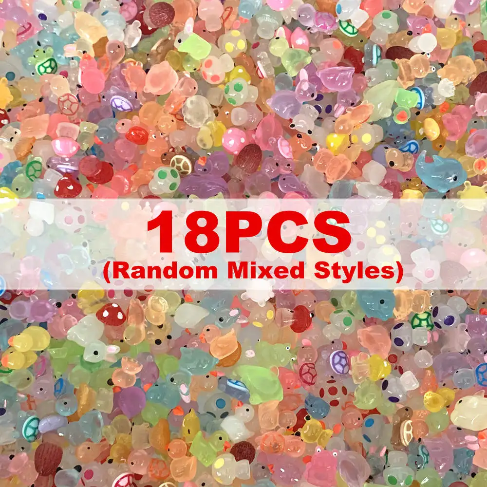 

Светящиеся мини-фигурки грибы из канифоли