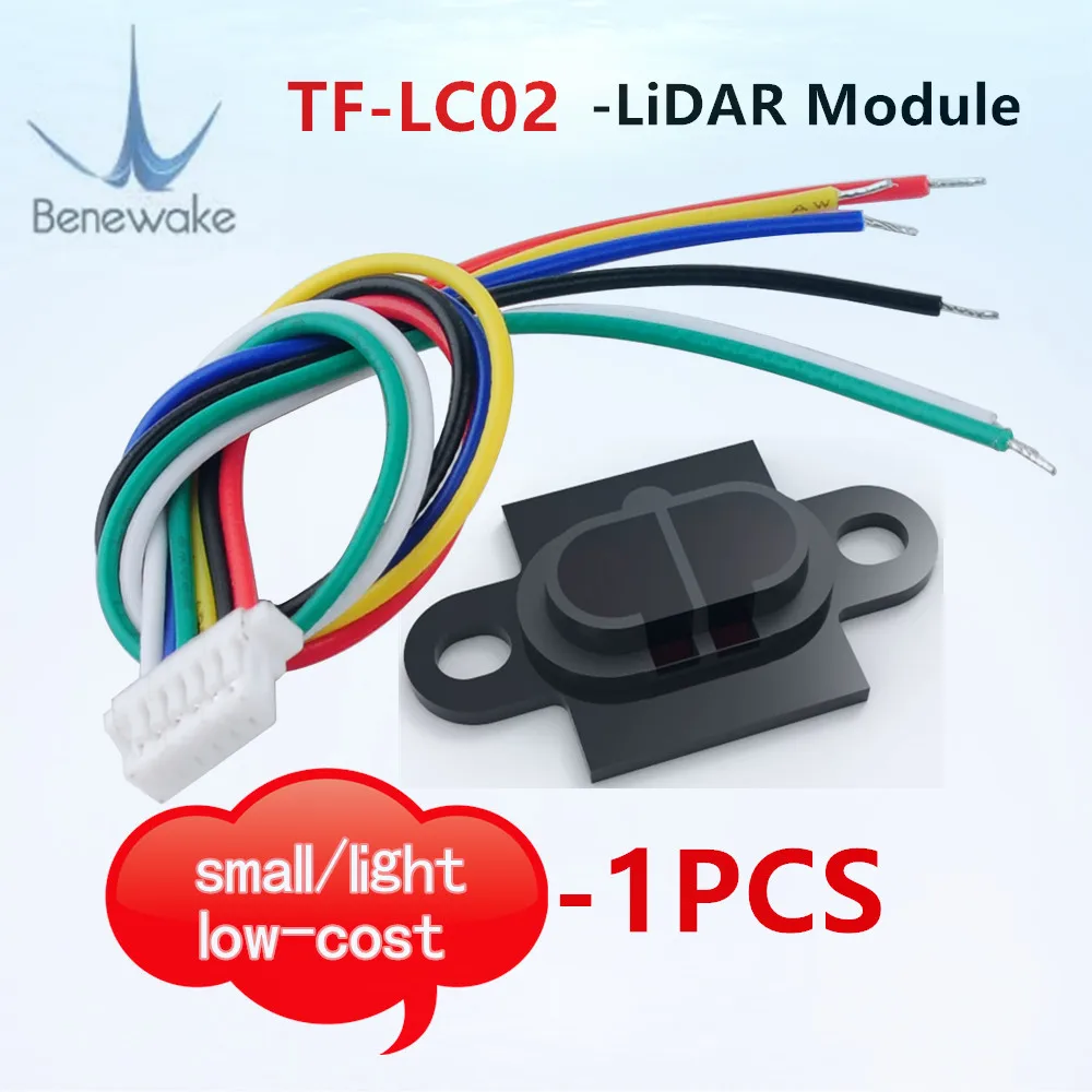 Benewake laser radar TF-LC02 Lidar Ranging Module High Precision ToF Sensor UART DC 3-3.6V for Sweeper Drone Robot Smart Home |