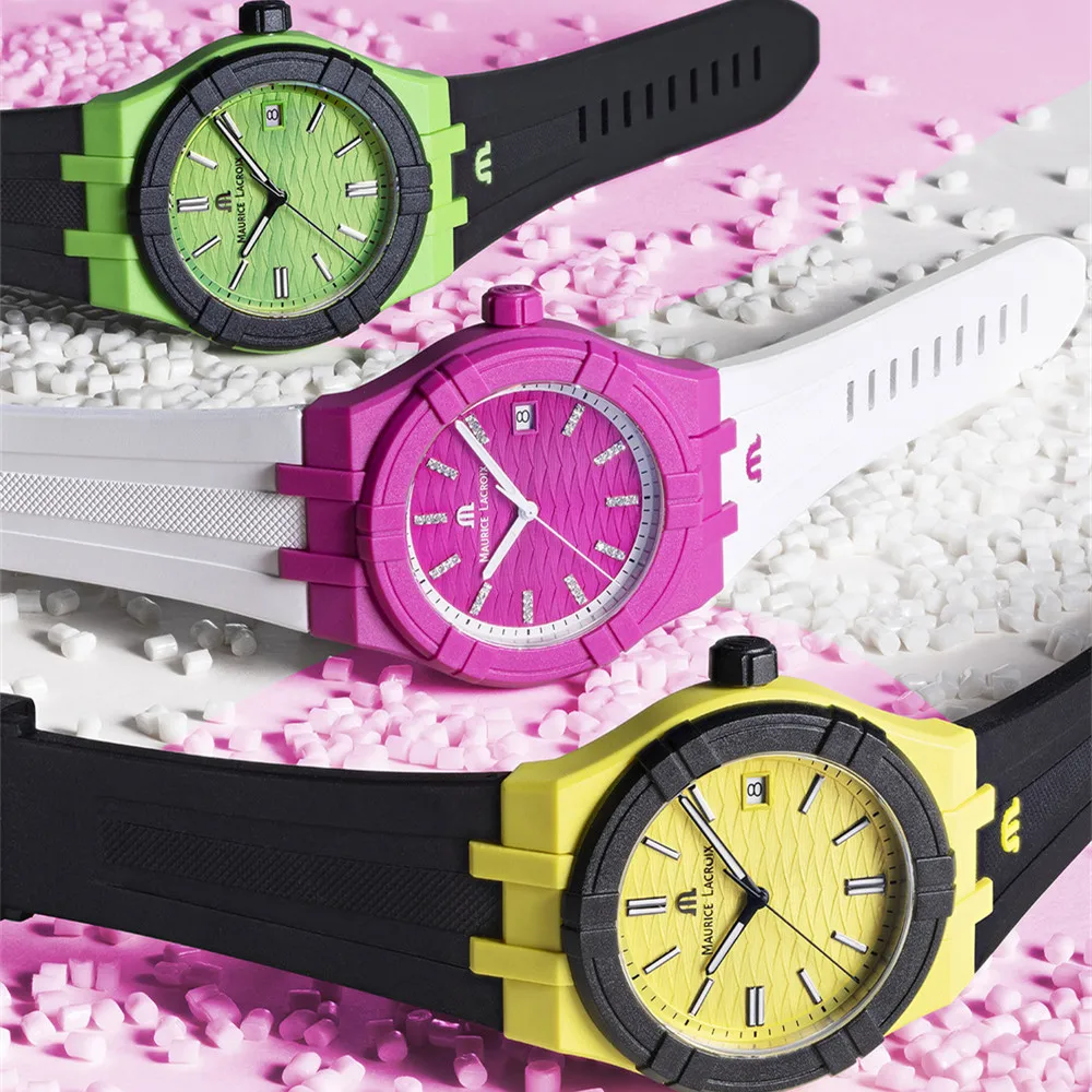 

2023 New Maurice Lacroix Aikon Tide Mens Watch Rubber Strap Waterproof Quartz Watch for Men Sports Reloj Hombre AAA Clock