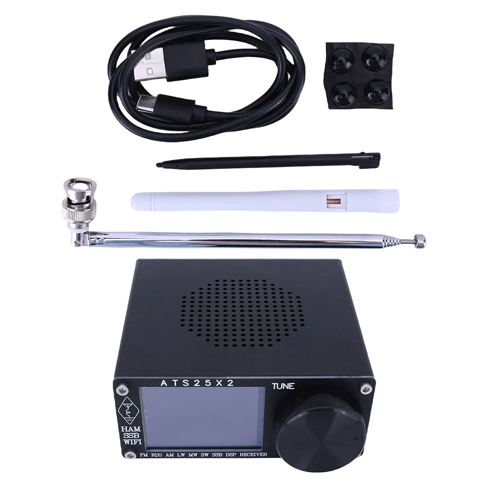 Полнодиапазонный радиоприемник ATS25X2 2 4 дюйма с сенсорным экраном сканер