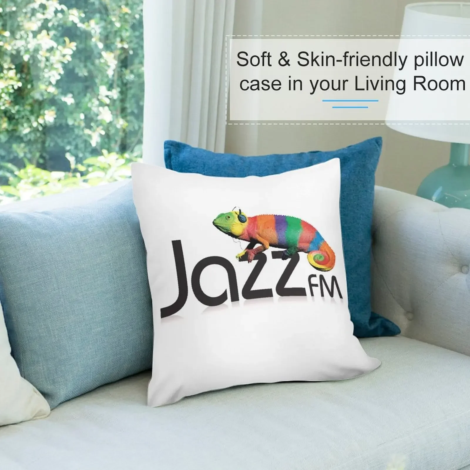 Детская рождественская наволочка Jazz FM est 1990