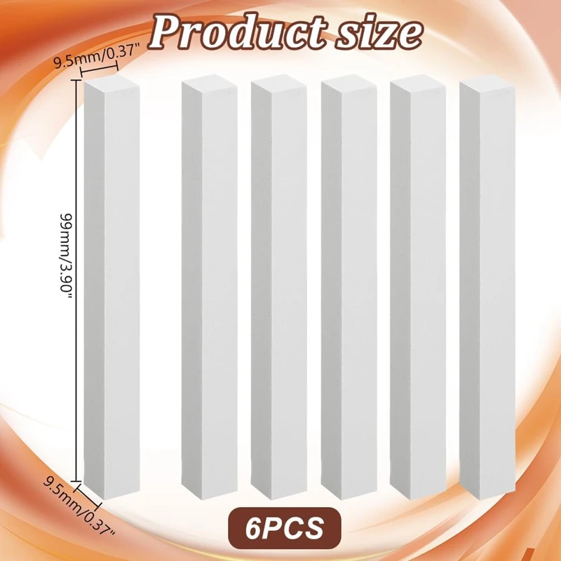 6 шт. белый корунд шлифовальный камень керамические инструменты 10 см скребок для