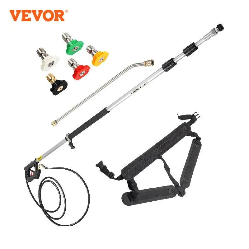VEVOR 18 / 20ft Telescoping Pressure Washer Wand 4000psi w/S