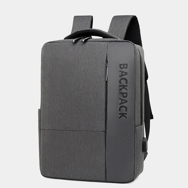 

Мужской рюкзак для ноутбука 15,6 дюйма Серый Usb студенческий школьный рюкзак повседневный