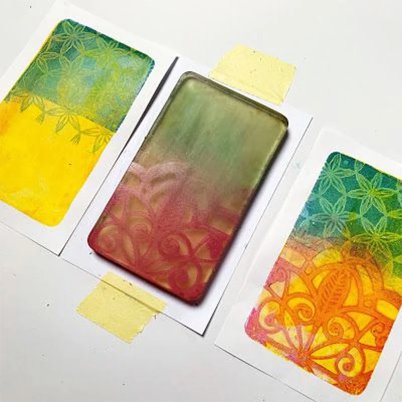 Маленькие полимерные мягкие пластины-гелевые пластины в ассортименте для Monoprint