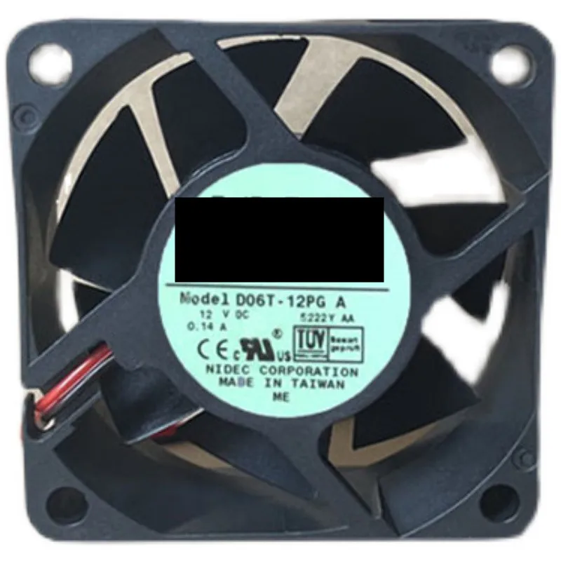 Оригинальный новый вентилятор охлаждения шасси с двумя шариками 100%, 6025, 12 В, а, 6 см