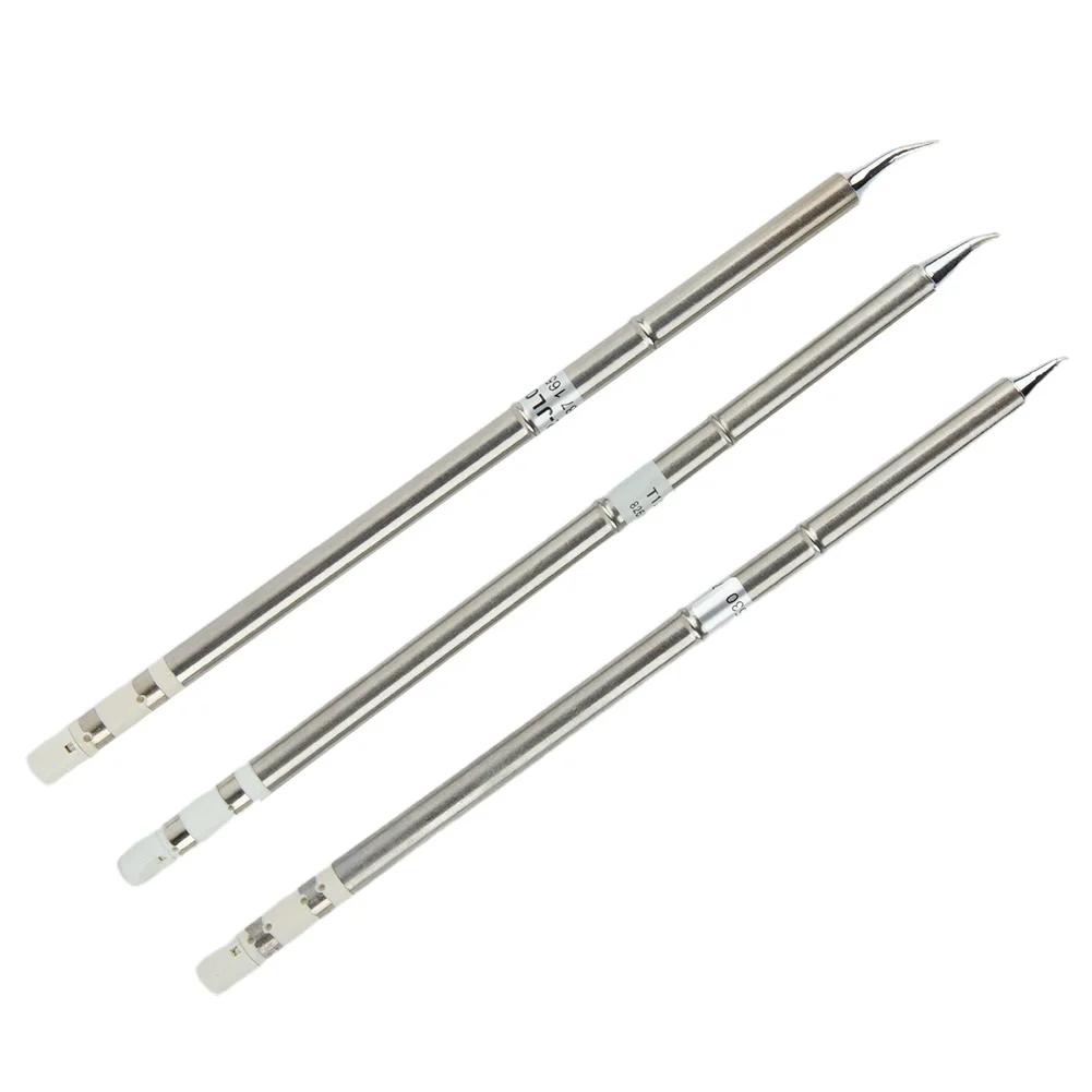 

3 Pcs Soldering Iron Tip For Hakko Soldering Station FX-951 952 T12 Iron Tips For 950D 202 942 Soldering Station Welding Tool