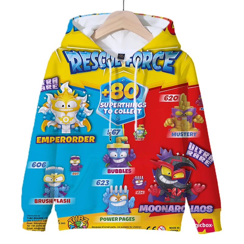 Свитшот детский с длинным рукавом и 3D-принтом