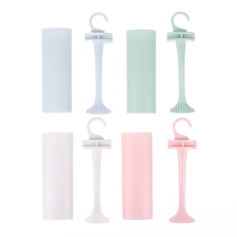 

1PCS Silica Gel Fold Tongue Scraper Oral Cleaner Brush Fresh Cleaning Hygiene High Quality Tongue Scraper Oral Cleaning Tools