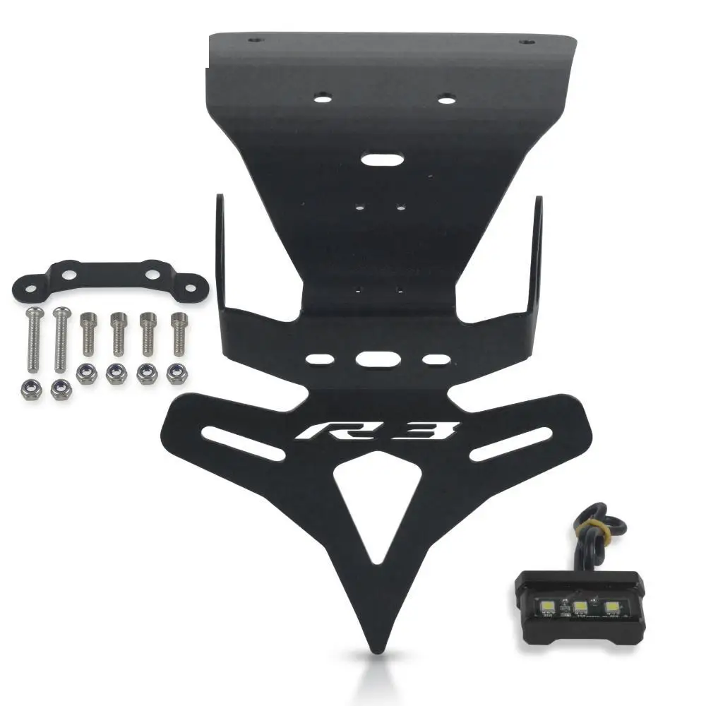 

Motorcycle License Plate Holder Bracket indicator Tail Tidy Fender Eliminator Registrat FOR YAMHA YZFR3 YZF R3 YZF-R3 2019 2020