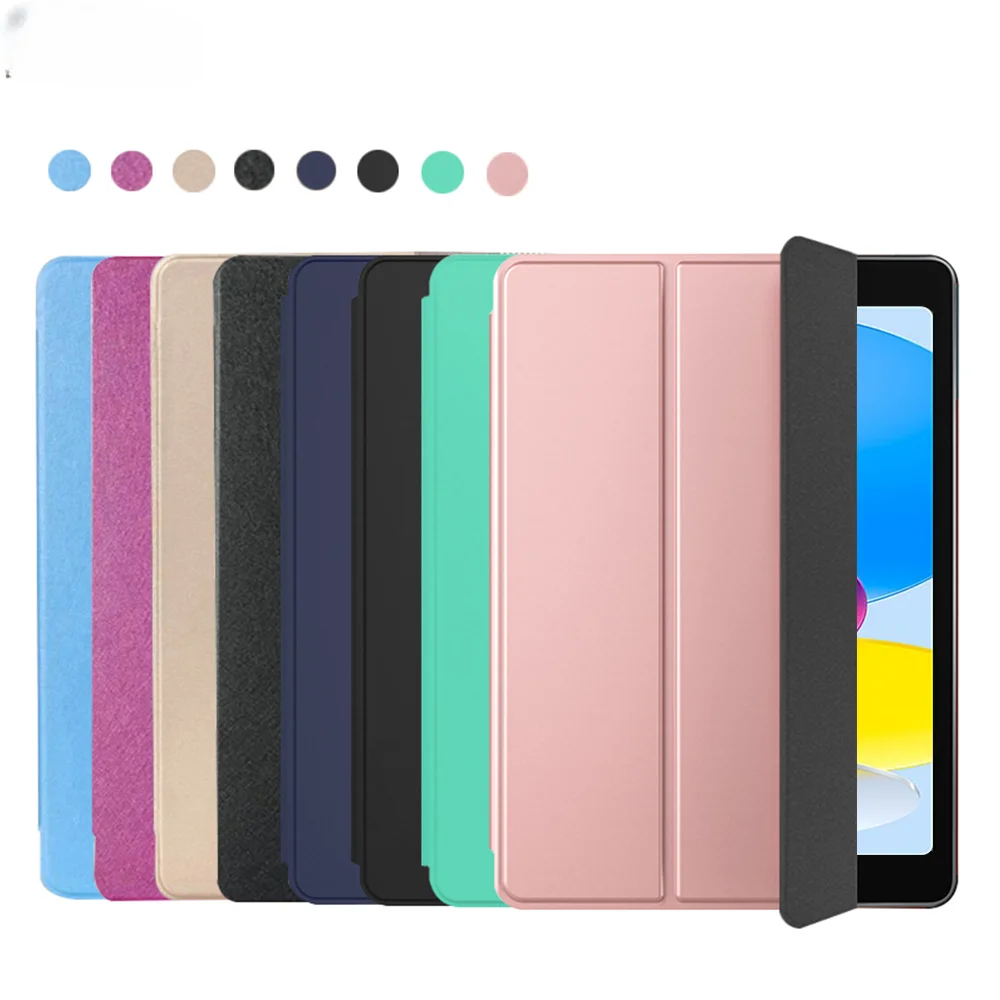 

Funda For iPad 10th 10.9 inch 2022 A2757 A2777 case PU Leather Tri-fold ebook Case For iPad 10th Gen Tablets Sleeve Stand Cover