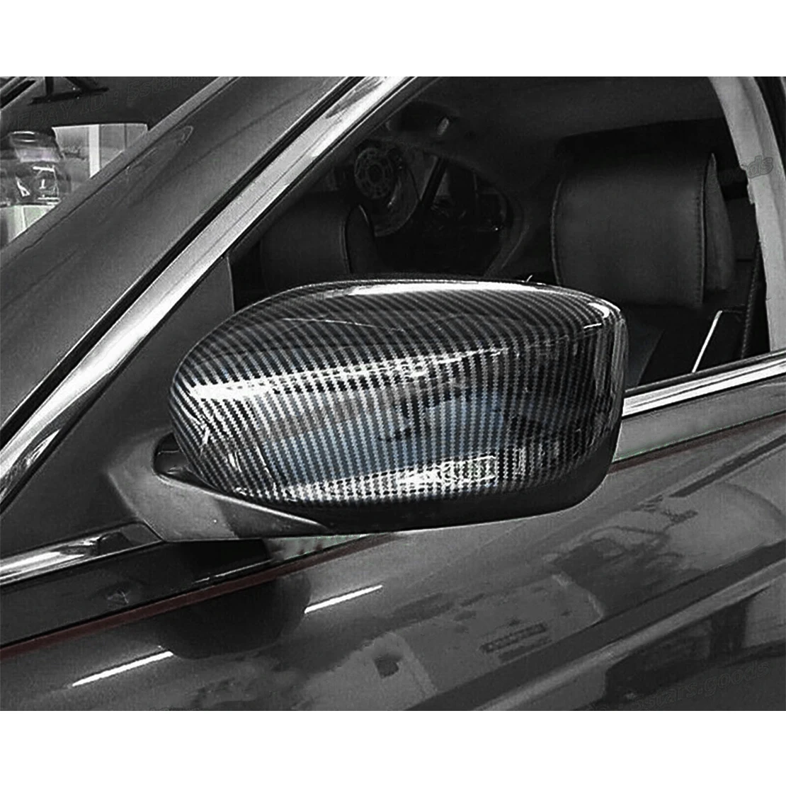 1 пара текстурных чехлов из углеродного волокна для левого и правого