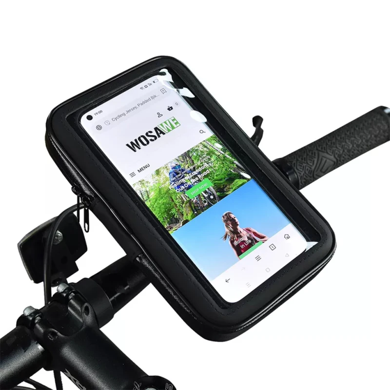 Купи WOSAWE Rainproof Phone Holder 7 Inch Bike Bag Bicycle Handlebar Stand Mount Pouch Motorbike Mobile Navigation Bags за 989 рублей в магазине AliExpress